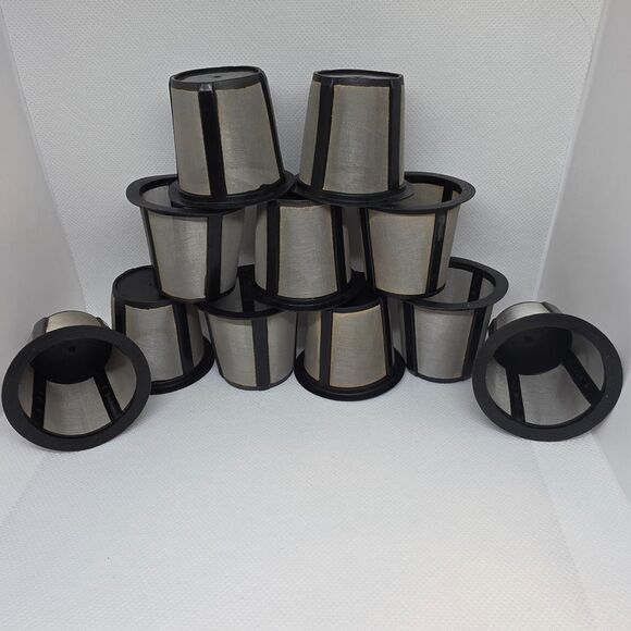 Keurig My K-Cup Reusable Coffee Filter Lot 19pc, Holders 4 Lids 11 Mesh Baskets - Picture 9 of 15